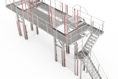 Machine Guarding Fencing Steel Mezzanine Platform